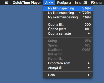 Dela skärmen på din iPhone och iPad till din Mac